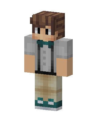 Gray Student Boy Minecraft skin