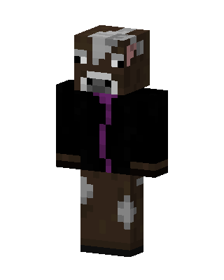Black Suit Boy skin, 3D preview