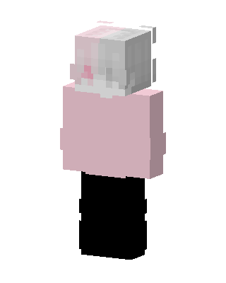 Pink Sweater Bunny skin, 3D preview