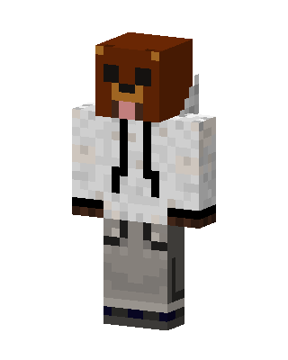 Bear Hoodie skin, 3D preview