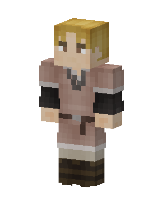 Medieval Peasant skin, 3D preview