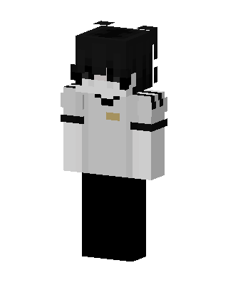 Monochrome Pilot skin, 3D preview