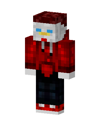 Santa Snowman skin, 3D preview