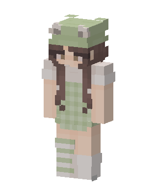 Frog Hat Girl Minecraft skin