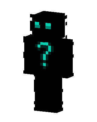 Black Glowing Mob Boy Minecraft mob skin