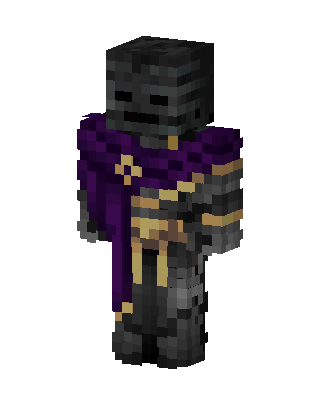 Wither Skeleton Mage skin, 3D preview
