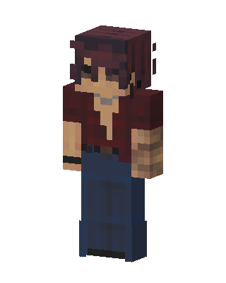 Red Player Boy skin, 3D preview