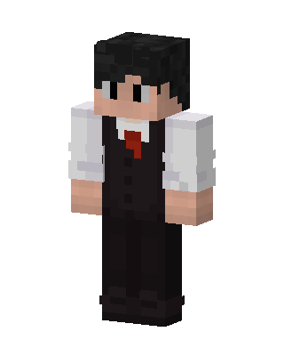 Dapper Waiter skin, 3D preview