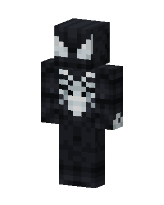 Black Suit Spider-Man Minecraft skin