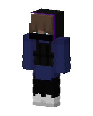Blue Emo Boy Minecraft blue skin