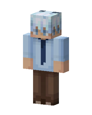 Frosty Office Worker Minecraft skin