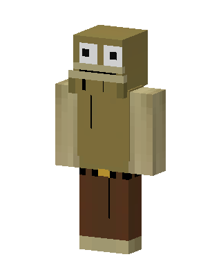Hypnotoad skin, 3D preview