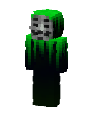 Green Hero skin, 3D preview