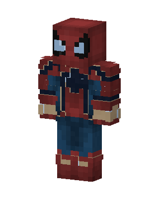 Spider-Man skin, 3D preview