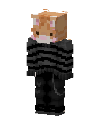 Hamster Hoodie skin, 3D preview