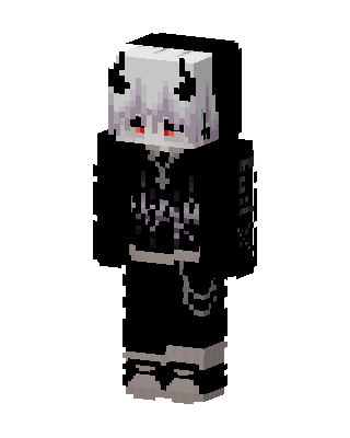 Black Villain Girl Minecraft skin