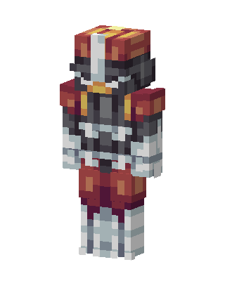 Gray Knight Boy skin, 3D preview