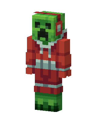 Christmas Creeper Minecraft skin