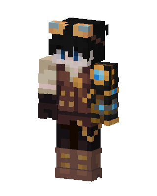 Steampunk Tinkerer skin, 3D preview