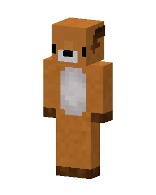 Fox Onesie skin, 3D preview