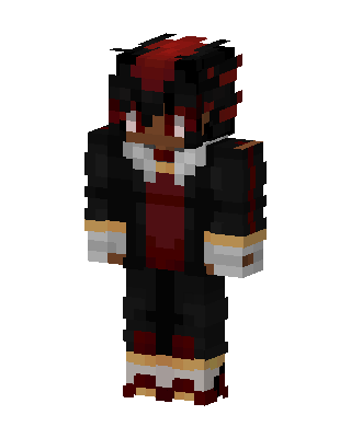 Shadow Hedgehog skin, 3D preview