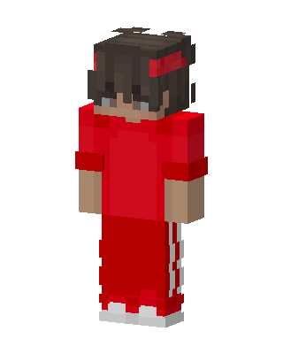 Red Tracksuit skin, 3D preview