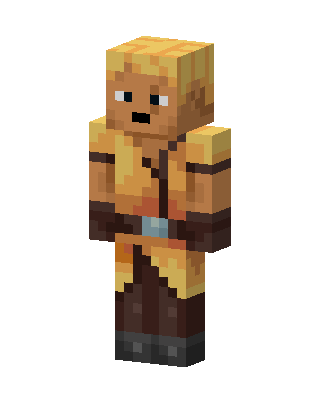 Golden Wanderer skin, 3D preview