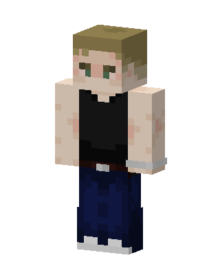 Casual Blond Guy skin, 3D preview