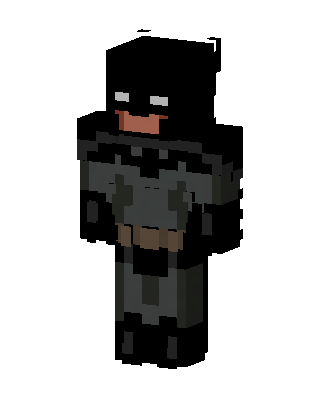 Batman skin, 3D preview
