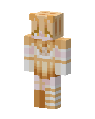 Gold Animal Girl Minecraft skin
