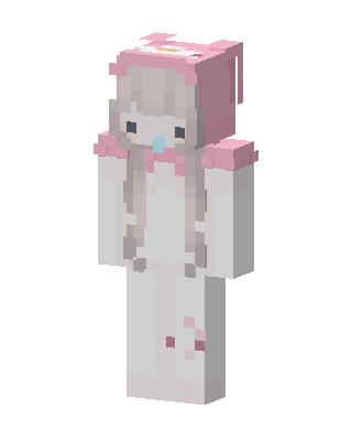 Bunny Onesie Girl Minecraft cute skin