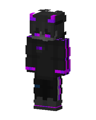 Black Fighter Boy skin, 3D preview
