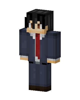 Blue Suit Boy Minecraft skin