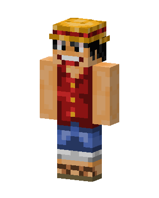 Monkey D Luffy Minecraft skin