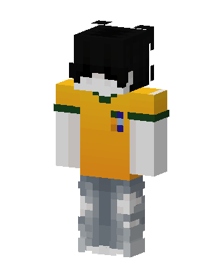 Yellow Polo Boy skin, 3D preview