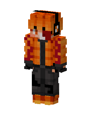 Flame Headphones skin, 3D preview