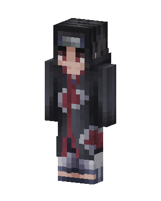Itachi Uchiha skin, 3D preview