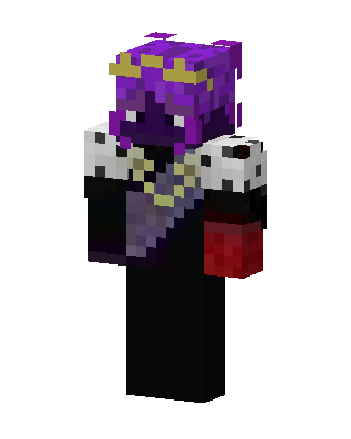 Purple Crowned Villain Girl Minecraft skin