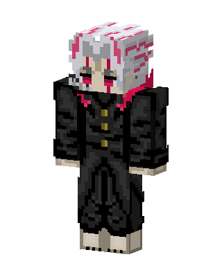 Black Student Boy skin, 3D preview