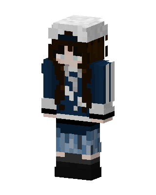 Blue Player Girl Minecraft skin