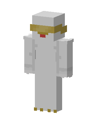 Blindfolded Priest skin, 3D preview