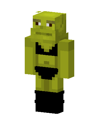 Shrek skin, 3D preview