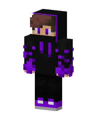 Purple Void Hoodie Minecraft skin