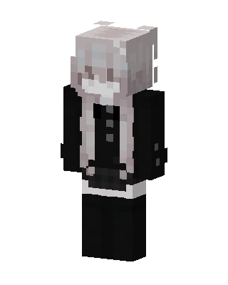 Monochrome Maid Minecraft skin