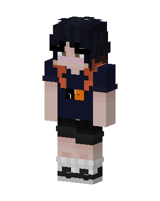 Volleyball Girl skin, 3D preview