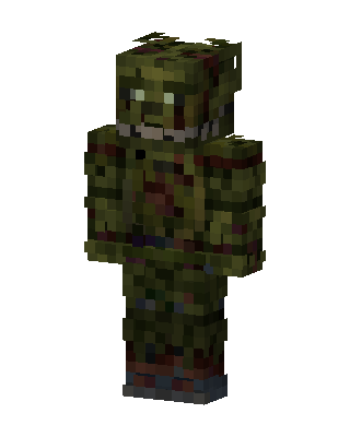 Green Soldier Boy skin, 3D preview