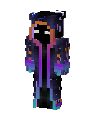 Void Mage skin, 3D preview