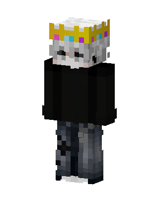 Ranboo With Crown skin, 3D preview