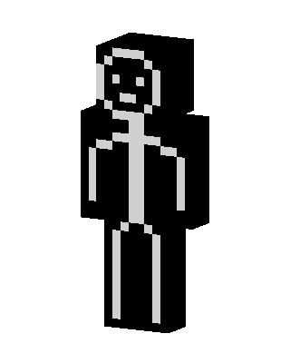 Stick Figure Minecraft Halloween skin
