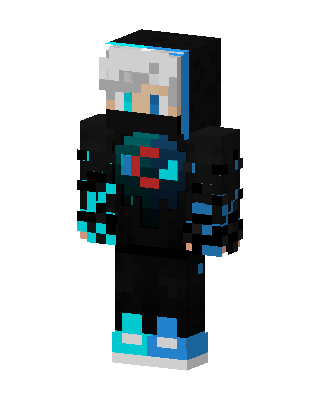Cyber Hoodie skin, 3D preview